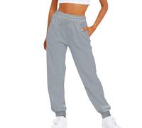 2026 Pantalon Femmes Taille Haute De Survêtement Et Poches À Cordon Coulissant Stretch Casual Track Pantalon Solide Couleur avec Bas Cintré Lâche Longueur Sweatpants Sarouel Jogging Yoga