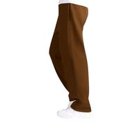 2026 Pantalon pour homme décontracté droit tendance jeunesse chaud ample mode hiver automne, marron, L