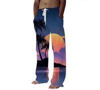 2026 Pantalon pour homme Printemps et été Saisons Mode Décontracté Impression numérique 3D CocoTree Pantalon décontracté Hiver Automne, bleu marine, XXL