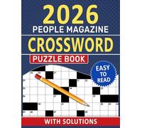 2026 People Magazine Crossword Puzzle Book Easy To Read: A well-organized puzzle set made for steady, enjoyable solving time