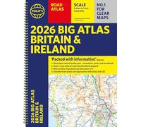 Philip's Grand atlas routier de Grande-Bretagne et d'Irlande – Éd. 2026 – A3 spirale