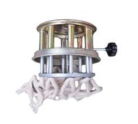 2026 Pièces de rechange pour cuisinière à pétrole type 168 Tête de lampe Tête de combustion avec 8 mécanismes Équipement fiable pour le camping et les aventures (or, 10 cm)