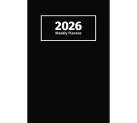 2026 Planner (6" x 9"), Weekly & Monthly Calendar, Jan 2026 - Dec 2026, Starts on Monday, Motivational and Goal-Oriented Agenda Book for Productive ... Productivity & Success Planner. Color: Onyx
