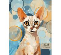 2026 Planner: Classic Cats Devon Rex: Stylish Weekly and Monthly Organization
