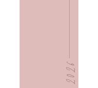 2026 Planner - Dusty Pink Daily Notebook: 366 Lined Pages for Daily Planning, Notes, Journaling, and Organization