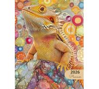 2026 Planner: Family Pets Bearded Dragon: Stylish Weekly and Monthly Organization