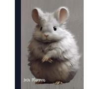 2026 Planner: Hamster Dated Weekly and Monthly Page Views With Space For Notes