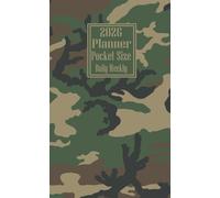 2026 Planner Pocket Size: Camo themed Camouflage Cover Daily Weekly Diary 12 Month Calendar Vision Mission Board Contact Address Organizer Goals Notes