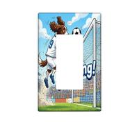 2026 Plaque murale décorative pour interrupteur mural Motif chien Springer Spaniel Soccer Springer Spaniel 1 gang Single Rocker, Puppy Jumping Header Shot Plaque d'interrupteur électrique pour chambre