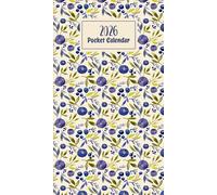 2026 Pocket Calendar: Mini 1 Year Monthly Planner for Purse with Holidays, Watercolor Flower Pattern