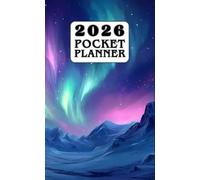 2026 Pocket Planner: Small Size Calendar Schedule Organizer with Holidays, Habits Tracker, Vision Board ( 12 Months from January to December ) - Night Sky Background