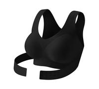 2026 Posture Bras for Women Front Closure Cross Back Wireless Posture Corrector Bra Support Push Up
