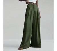 2026 Printemps/Été Pantalon ample et plissé à jambes larges pour femmes, convient pour les déplacements urbains, les affaires, les occasions décontractées, le bureau, l'enseignement, les sorties, les 