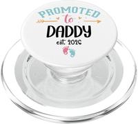 2026 Promoted to Daddy est 2026 Dad First Time Father to Be PopSockets PopGrip pour MagSafe