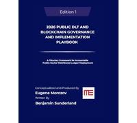 2026 Public DLT and Blockchain Governance and Implementation Playbook