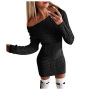 2026 Pull long mi-automne et hiver pour femme demi-fermeture éclair en mélange d'alpaga court pour temps froid Cardigan boutonné manches douces, Noir , L