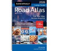 Rand McNally Road Atlas Large Scale 2026: United States, Canada, Mexico