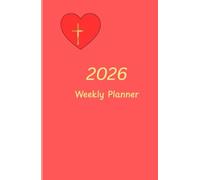 2026 Red Weekly Planner: A Stylish Weekly Organiser with Mini Calendar and End-of-Month Notes Pages