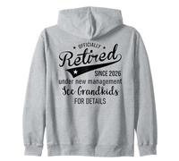 2026 Retired Under New Management See Grandkids for Details Sweat à Capuche