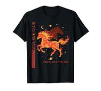 2026 Run Fire Horse Running Fitness Athlète Runners Club T-Shirt