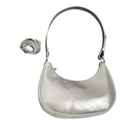 2026 Sac à bandoulière élégant et minimaliste pour sac à bandoulière léger avec sangle réglable pour un usage quotidien, excursions de loisirs voyages, argenté, Einheitsgröße, Sac à dos fourre-tout