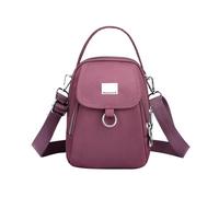 2026 Sac à bandoulière pour femme de style simple comme mini sac à main à trois couches pour un accompagnement décoratif au quotidien (H, taille unique)