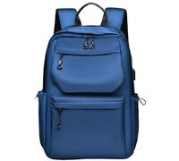 2026 Sac à dos de voyage grande capacité, sac à dos durable pour ordinateur portable, pour une utilisation quotidienne à l'école et les activités de plein air, confortable, léger et (Dark Blue, One Si