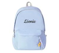 2026 Sac à dos pour tout-petits à faire soi-même avec nom, sac à dos personnalisé pour enfants pour garçons et filles, petit sac mignon personnalisé, cartable pour enfants pour l'école et (Blue, One S
