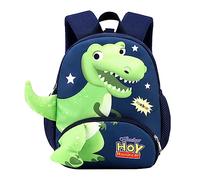 2026 Sac pour enfants maternelle Classe préscolaire Dessin animé Dinosaure Sac à dos Walk Lost Rope Sac d'école, vert, Einheitsgröße, Sac à dos traditionnel