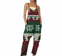 2026 Salopette Femme Grande Taille Combinaison Longue Colorées Amples Décontractée Robe Salopette Femme Bretelles Spaghetti Marcel Manches Avec Poche Pantalon Large Rompers À La Mode