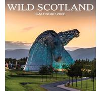 2026 Scotland Calendar: Wild Scotland - Square Wall Calendar - Month to View - 12 Months