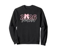 2026 Senior Coquette Cottage Core Noeud Rose Graduation Sweatshirt
