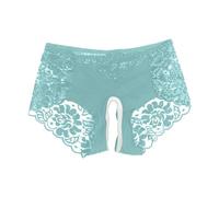 2026 Slip pour femme brodé sensationnel avec détails en dentelle séduisants dos ouvert pour un confort irrésistible, vert, 3XL