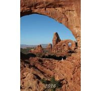2026: Small Monthly Calendar Planner - Arches National Park Turret Arch