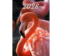 2026: Small Monthly Calendar Planner - Flamingo Bird