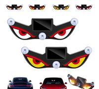 2026 Solar Demon Eye LED Car Window Light, Suction Cup LED Eyes for Car Window, Wireless & Waterproof Ambient Lighting Cars, Creates a Stylish and Eye-Catching Lighting Effect(Y2+Y4)