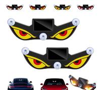 2026 Solar Demon Eye LED Car Window Light, Suction Cup LED Eyes for Car Window, Wireless & Waterproof Ambient Lighting Cars, Creates a Stylish and Eye-Catching Lighting Effect(Y3+Y3)