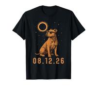 2026 Solar Totality Eclipse Cool Pitbull Femmes Hommes Enfants T-Shirt