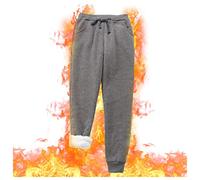 2026 Solide Hiver Chaud avec Poches Longues Femmes Couleur Let Velours Plus Pantalon Décontracté, gris foncé, M