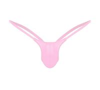 2026 - Sous-vêtement bas dos caleçon slips G-string homme ouvert sexy Père Noël Lingerie, Rose, L