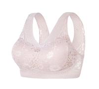 2026 - Soutien-gorge d'été en soie glacée sans couture Beauté Dos froncé sans anneau en acier Soutien-gorge essuyage Sous-vêtements en dentelle Femmes Gousset de poitrine Gilet de sport Jambes