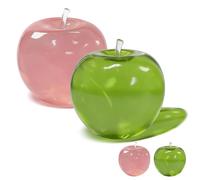 2026 Squishy Apple - Slushy Apple Squishy, Green Pink Apples Shaped Squishies Stress Reliever (Green + Pink)