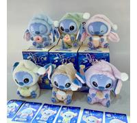 2026*Stitch Série 'Eat Something Before Sleep' Boîte Mystère, Jouets en Peluche et Vinyle, Poupée Mignonne Labu V3, Boîte Mystère, Pendentif de Sac, Décoration, Cadeau E-NO BOX