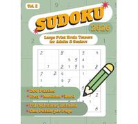 2026 Sudoku Vol. 2 - Large Print Brain Teasers for Adults & Seniors: 200 All-New Puzzles from Easy to Hard with Full Solutions: Relaxing Sudoku Puzzle ... Stress & Keep Your Mind Sharp All Year Long