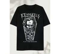 2026 : T-shirt Ice Nine Kills - T-shirt de musique métal. T-shirt imprimé - Fabriqué en pur coton, il est doux et respirant, convenant aussi bien aux hommes qu'aux femmes. C'est une chemise décontract