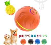 2026 T01 Jouet interactif pour chien Balle pour chien, jouet automatique roulant et rebondissant, durable et rechargeable par USB, jouet intelligent amusant pour chiot, petit, moyen et grand chiens