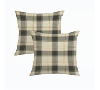 2026 Taie d'oreiller chaude d'hiver - Pour une touche de joie lors de vos vacances. Kaki, 45 x 45 cm