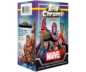 2026 Topps Chrome Marvel Comics - Boîte scellée d'usine - Coffret de valeur