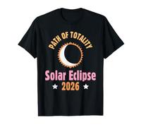 2026 Total Eclipse Path of Totality Observer T-Shirt Graphique avec Valeur