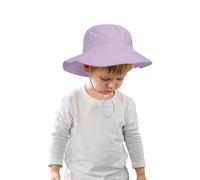 2026 Tour de tête Enfant Chapeau de soleil Bébé Extérieur Chapeau de plage Chapeau de pêche, lilas, 2-6 ans